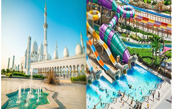 Abu Dhabi City Tour + Yas Water World - From Dubai 