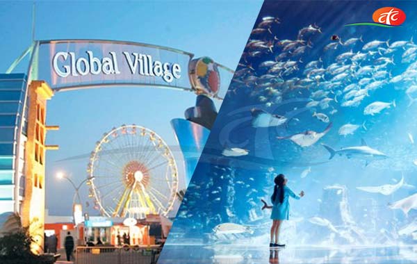 Dubai Aquarium & Underwater Zoo + Global Village