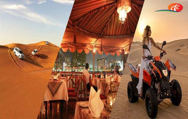 Dubai City Tour + Dhow Cruise Marina + Arabian Desert Safari (VIP) - Classic Trio 
