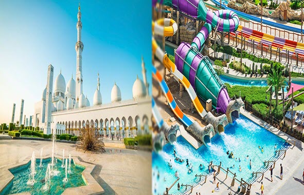 Abu Dhabi City Tour + Yas Water World - From Dubai 