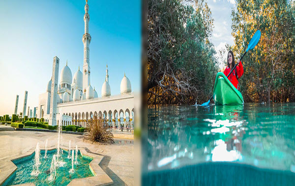 Abu Dhabi City Tour + Kayaking Tour in Eastern Mangroves - From Abu Dhabi 